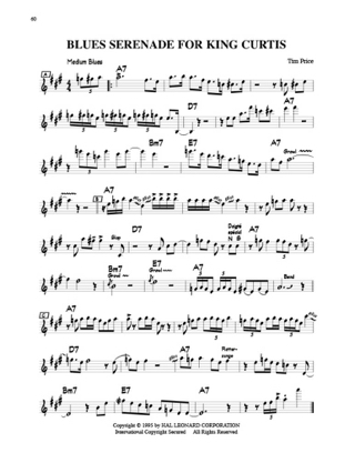 Hot Rock Sax - Tim Price - Partition - Saxophone